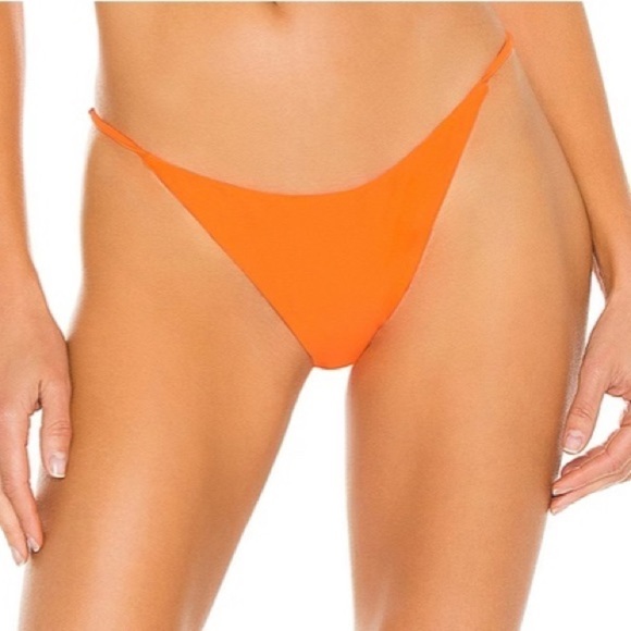 Superdown Arianna Bikini Bottom in Orange - Picture 1 of 6